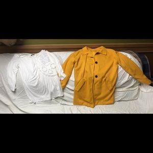 Women’s size medium pea coat and Venus top